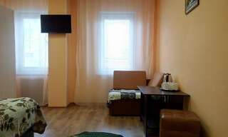 Гостиница Filin i Sova Mini Hotel Владивосток Двухместный номер с 1 двуспальной кроватью и дополнительной кроватью-2